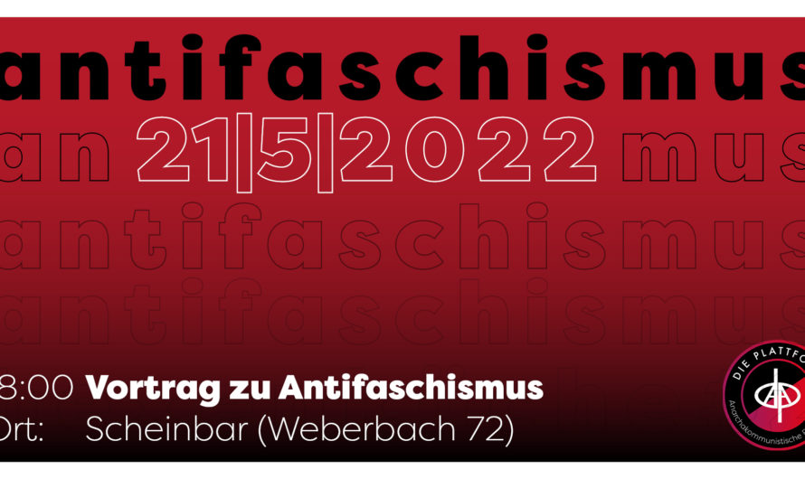Vortrag zu Antifaschismus